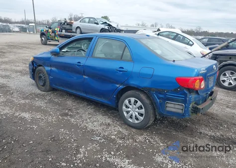 2010 Toyota Corolla Le z USA, uszkodzony, nr VIN 2T1BU4EE1AC387285